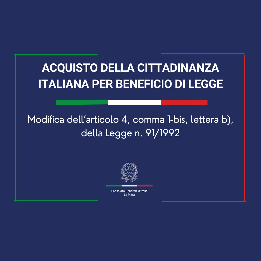 Acquisizione cittadinanza italiana ITA