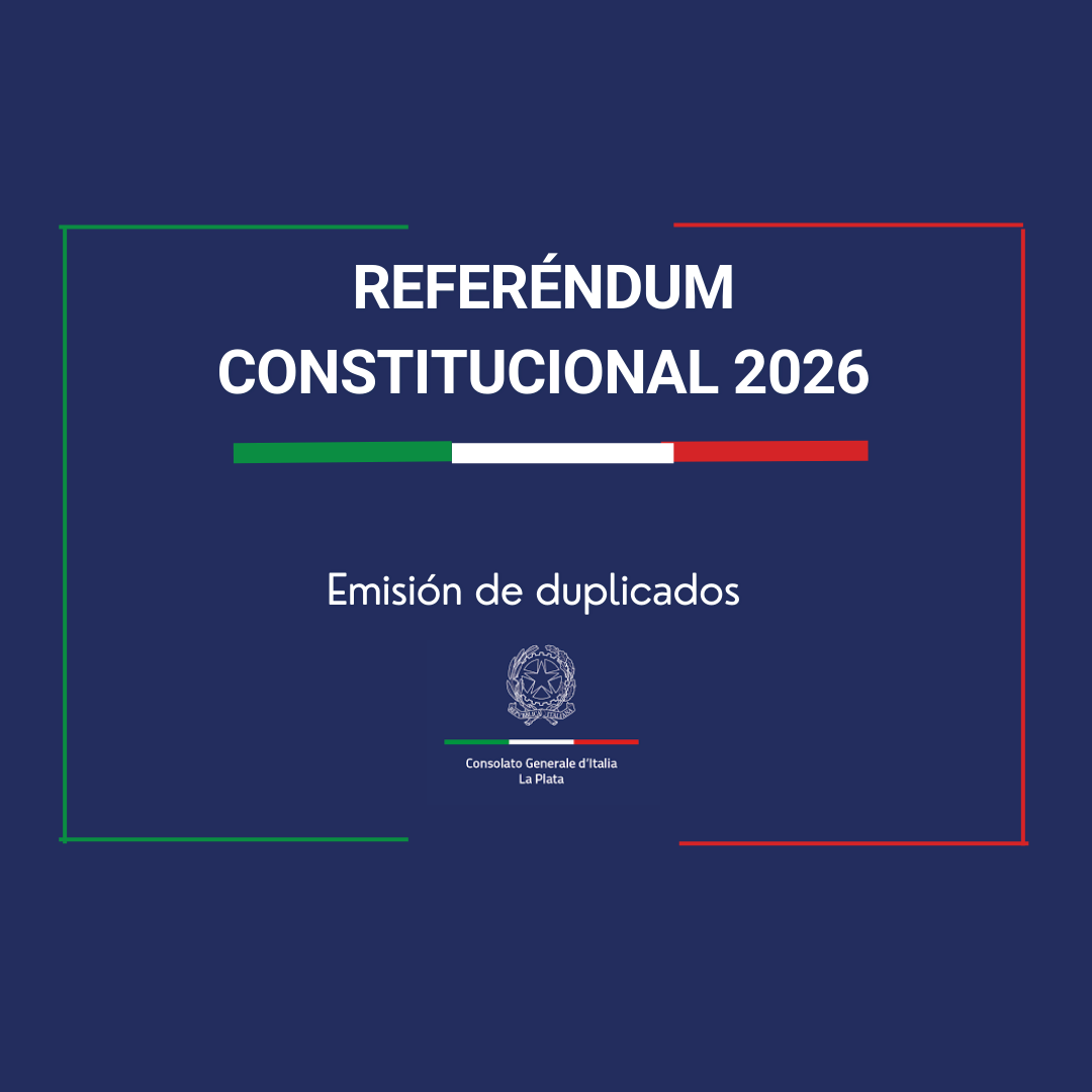 Referendum constituzional – Emision de duplicados