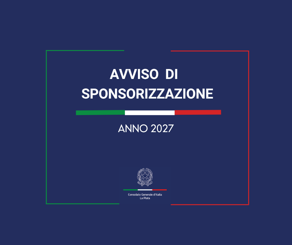 AVVISO DI SPONSORIZZAZIONE 2027